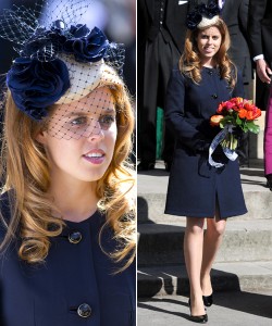 Se le ha visto con mayor frecuencia a la princesa Beatriz  en los actos de la familia real británica