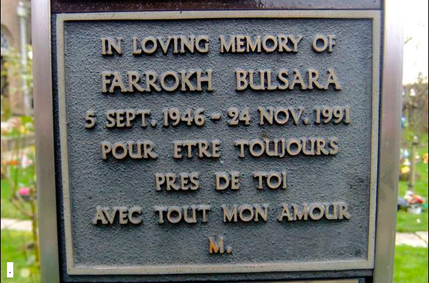 Placa Freddie Mercury