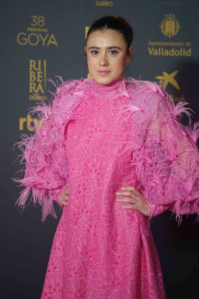 María Cerezuela en la alfombra roja de los Premios Goya 2024