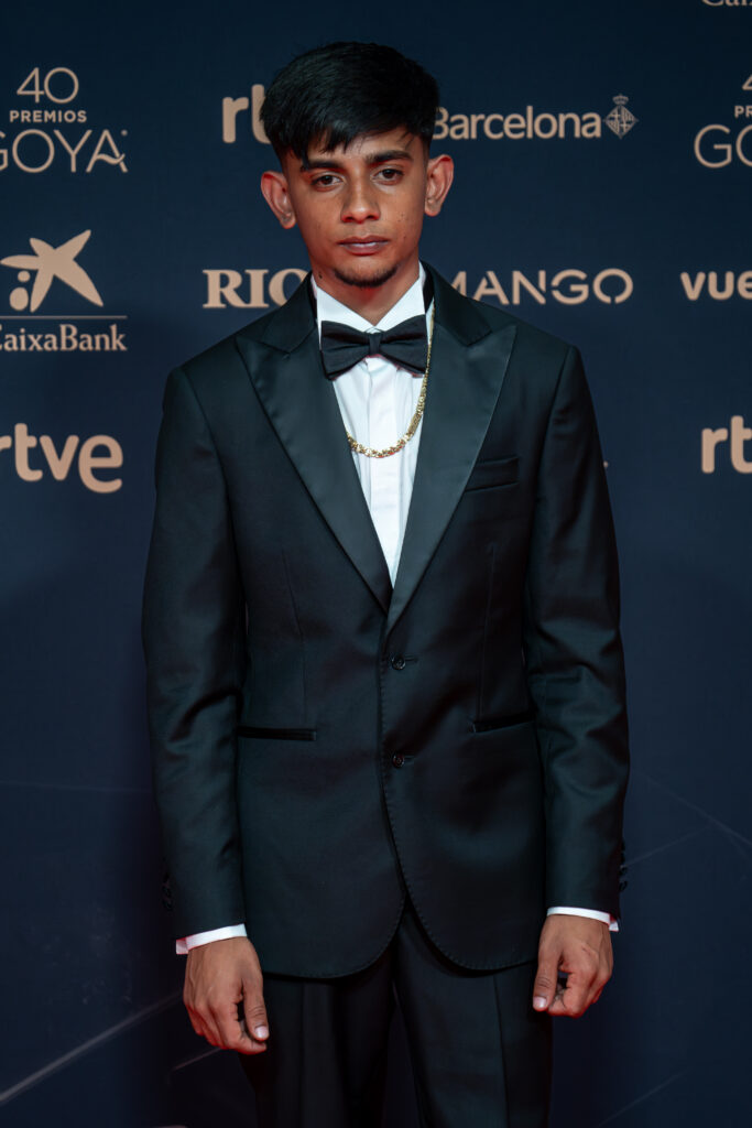 Toni Fernández Gabarre en la alfombra roja de los Premios Goya 2026