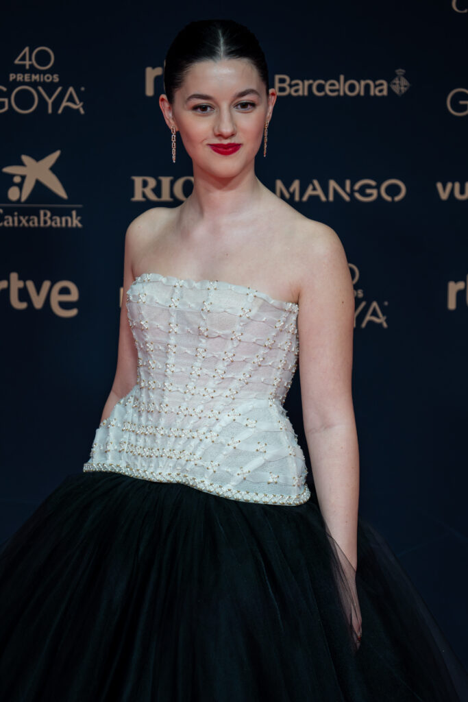 Blanca Soroa en la alfombra roja de los Premios Goya 2026