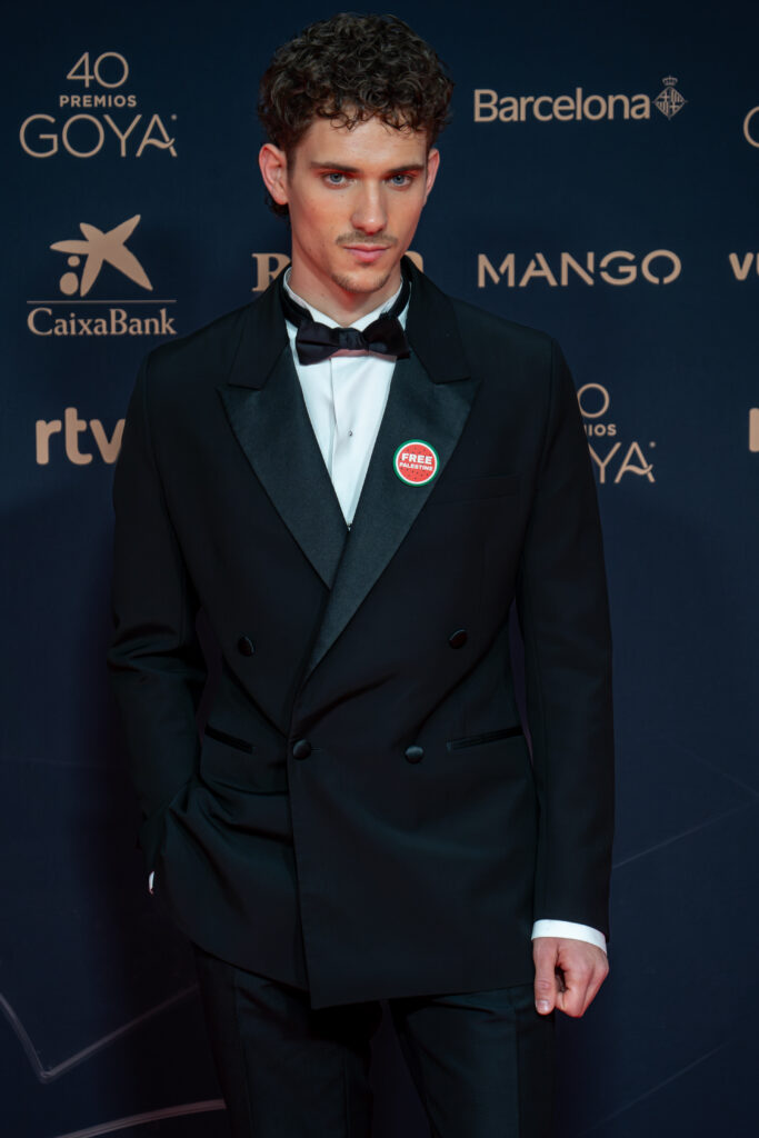 Hugo Welzel en la alfombra roja de los Premios Goya 2026
