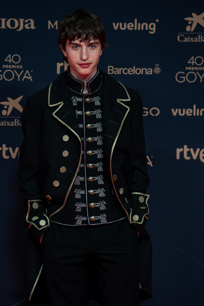 Jan Monter Palau en la alfombra roja de los Premios Goya 2026