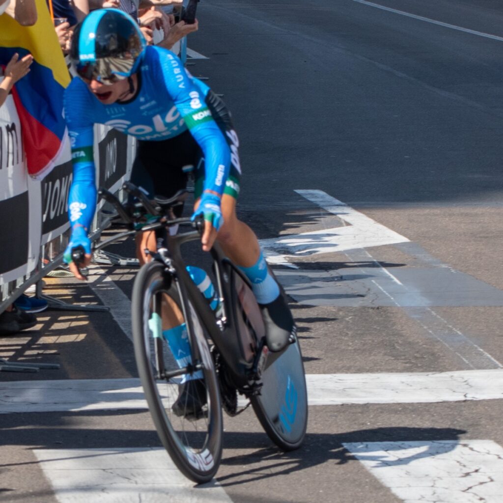 Lorenzo Fortunato, ciclista italiano, contrarreloj