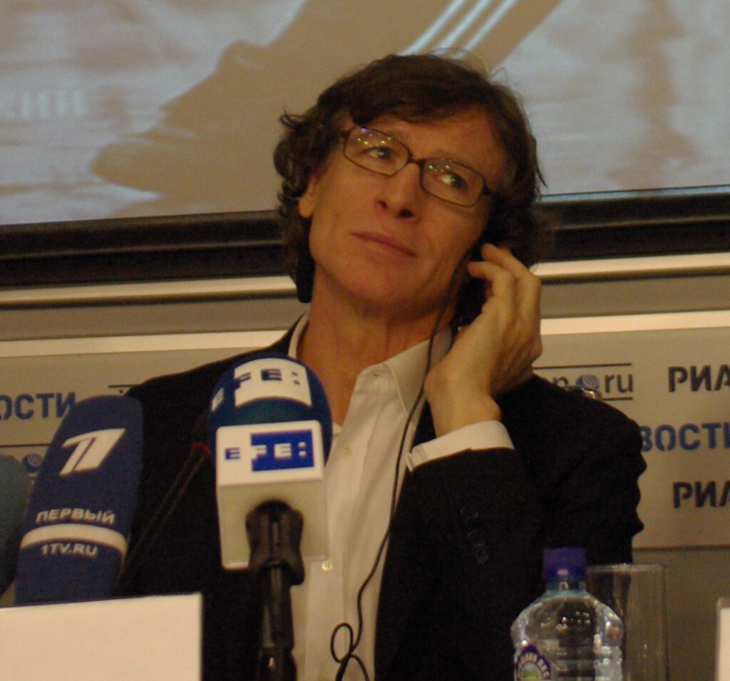 Nacho Duato, coreógrafo y bailarín, en una rueda de prensa en Moscú (2010)